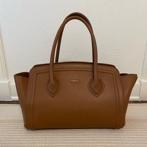 Brown Furla Tote